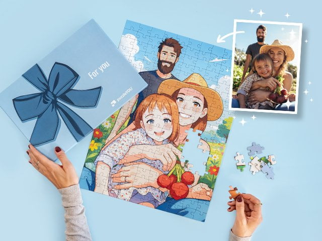 48–2 000 palan Palapeli AI Art omasta kuvasta slideshow