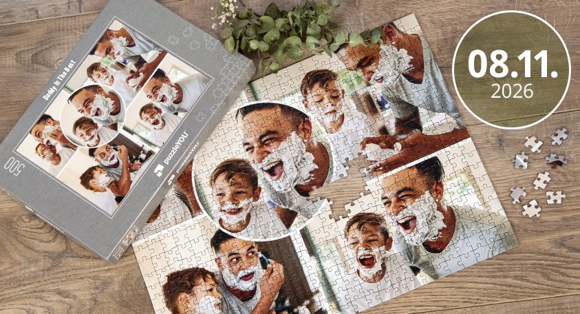 Valokuvapalapeli isänpäiväksi